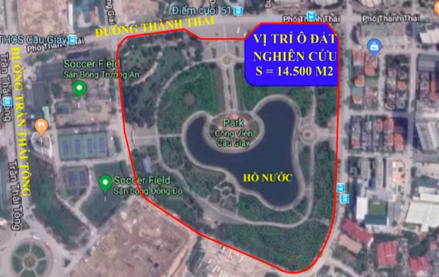 Công viên Cầu Giấy.