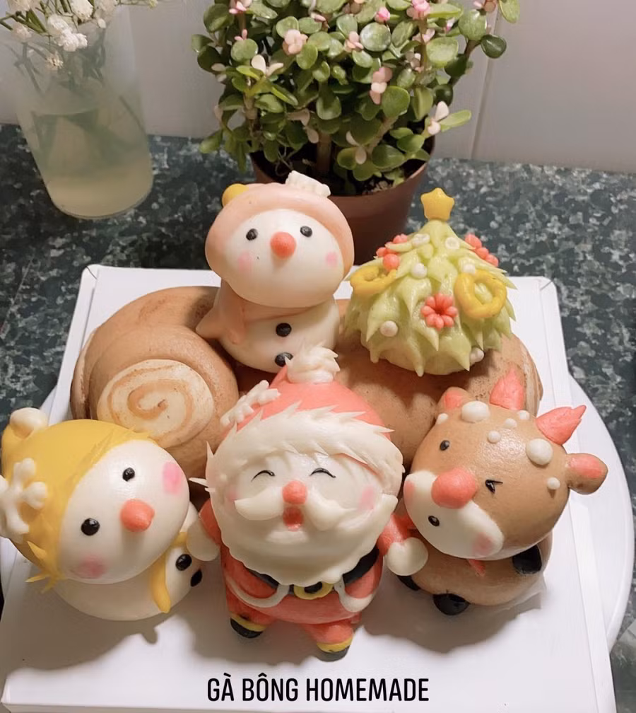 Bộ sưu tập bánh bao "nhìn là thèm" nhưng không ai nỡ ăn của mẹ 8X ảnh 13