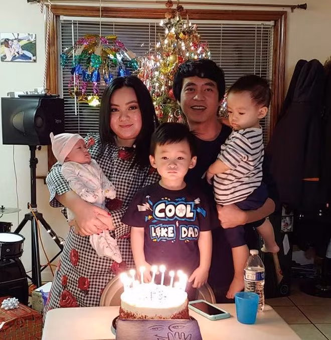 Bé Xuân Mai sinh con trai thứ 3 sau 3 năm kết hôn ở Mỹ-1