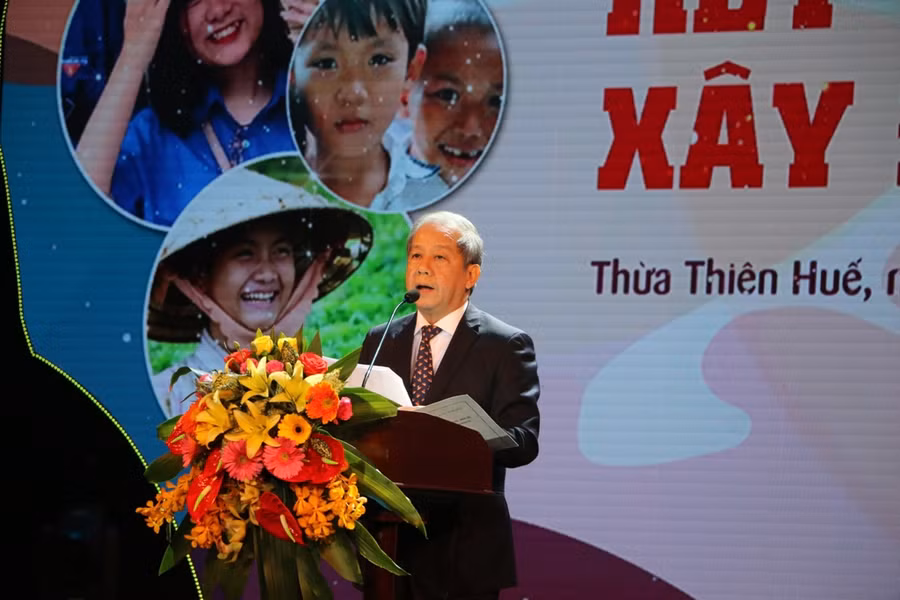 Ông Phan Ngọc Thọ- Chủ tịch UBND tỉnh Thừa Thiên Huế phát biểu tại lễ kỷ niệm