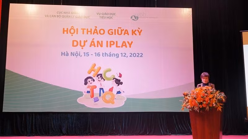 Bà Karolina Rutkowska, Giám đốc chương trình quốc gia, Tổ chức VVOB tại Việt Nam.