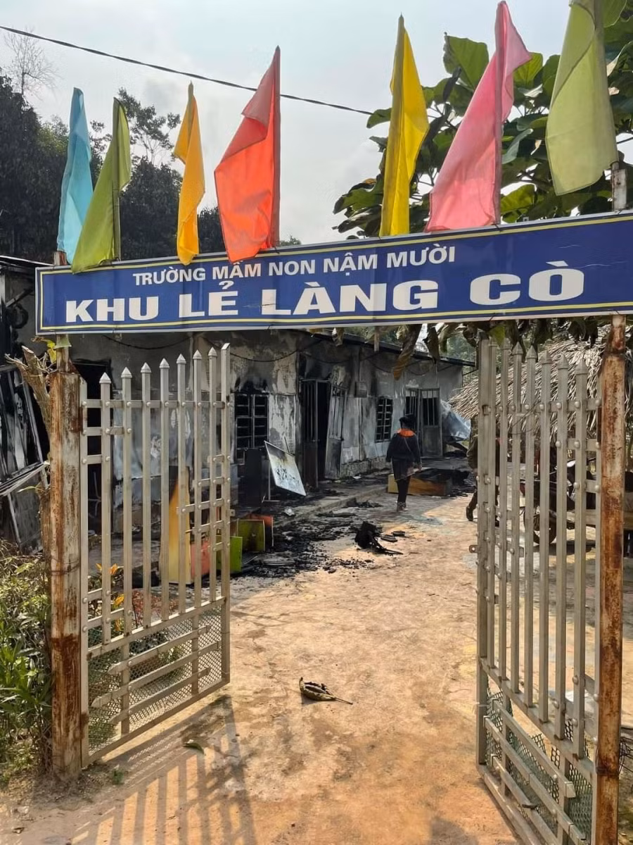 Những gì còn sót lại sau vụ cháy