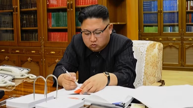 Nhà lãnh đạo Kim Jong Un của Triều Tiên 