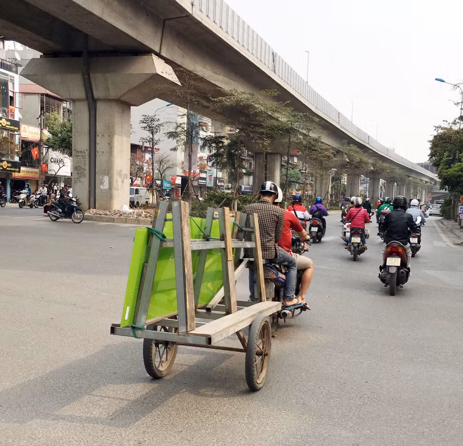 Một trong những phương án vận tải giữa đô thị