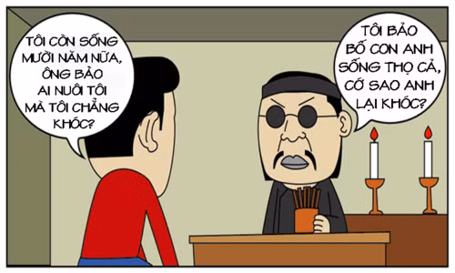 Khóc vì... sống thọ 