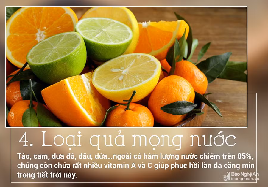 8 loại ngũ cốc và củ quả tốt cho da trong tiết trời hanh khô 