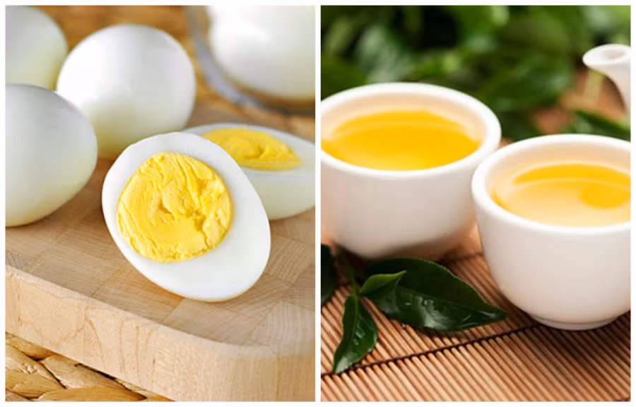 Trứng không uống với nước chè
