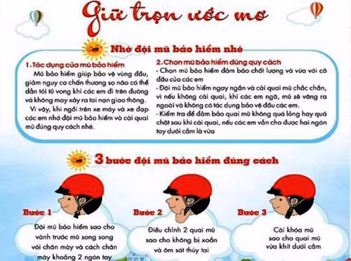 Một mặt của phiếu quà tặng, cảnh sát sẽ phát cho những phụ huynh vi phạm giao thông.