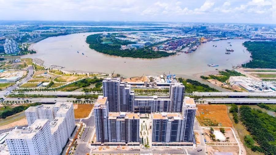 Một góc Khu đô thị mới Thủ Thiêm