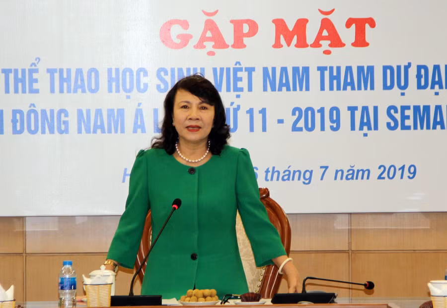 Thứ trưởng Nguyễn Thị Nghĩa phát biểu chỉ đạo tại cuộc gặp vỡ Thứ trưởng Nguyễn Thị Nghĩa phát biểu chỉ đạo tại cuộc gặp vỡ