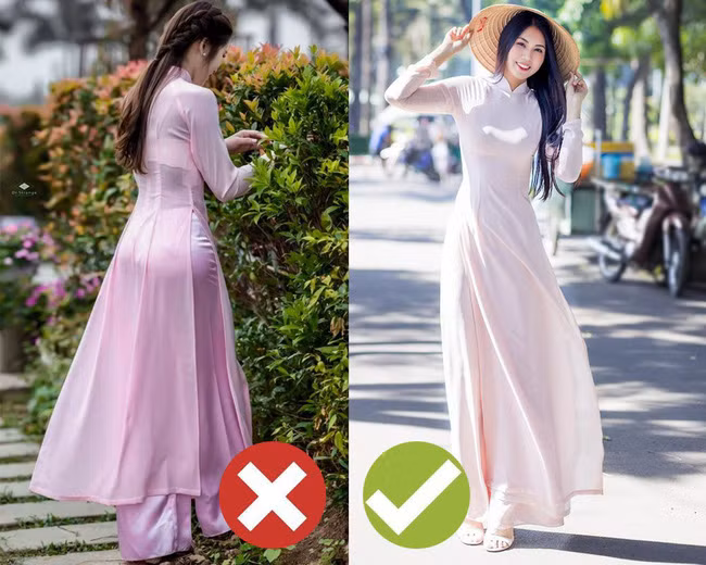 5 kiểu áo dài nhìn thôi đã thấy "nóng mắt", Tết này các nàng cần tránh xa nếu không muốn bị chê thảm họa - Ảnh 2.
