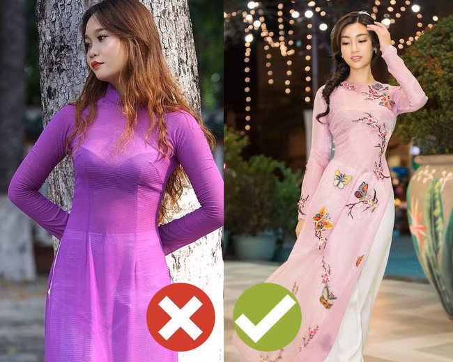 5 kiểu áo dài nhìn thôi đã thấy "nóng mắt", Tết này các nàng cần tránh xa nếu không muốn bị chê thảm họa - Ảnh 1.