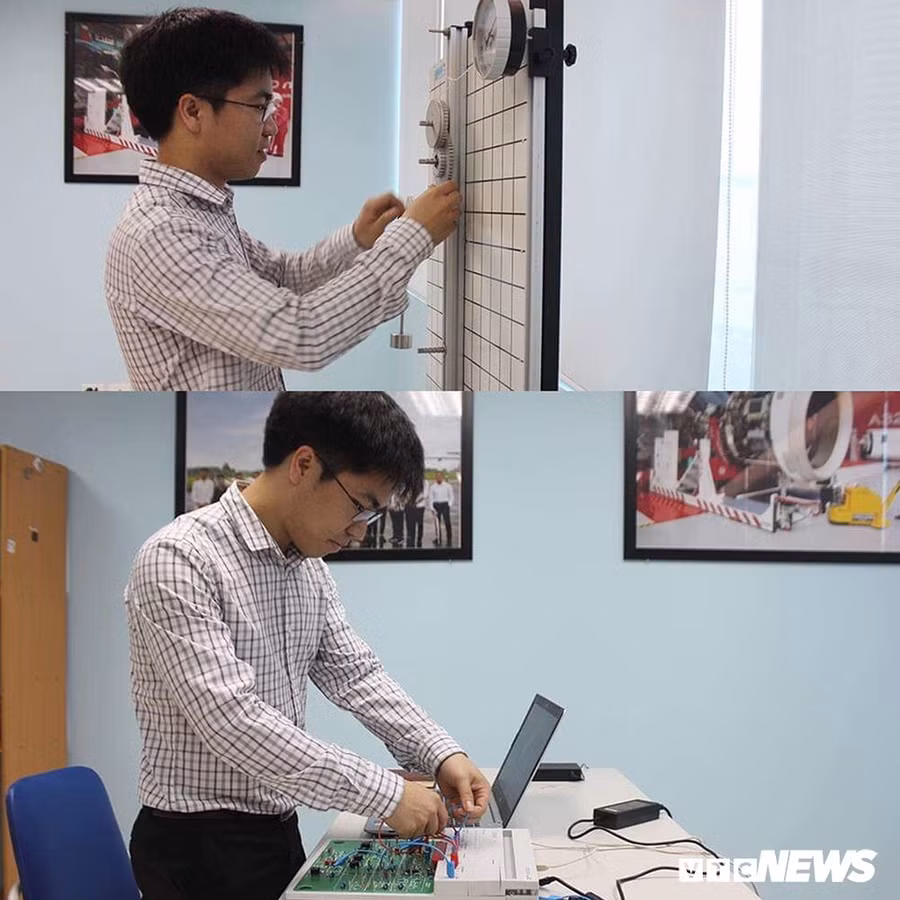 Viet Nam lan dau co phong thi nghiem hang khong hien dai trong truong dai hoc hinh anh 3