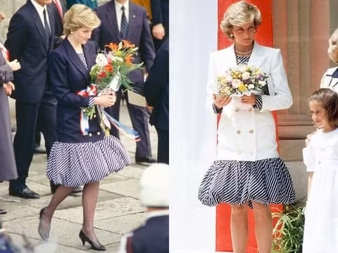 Công nương Diana tái chế đồ cũ tuyệt đỉnh như này đúng là không hổ danh biểu tượng thời trang huyền thoại