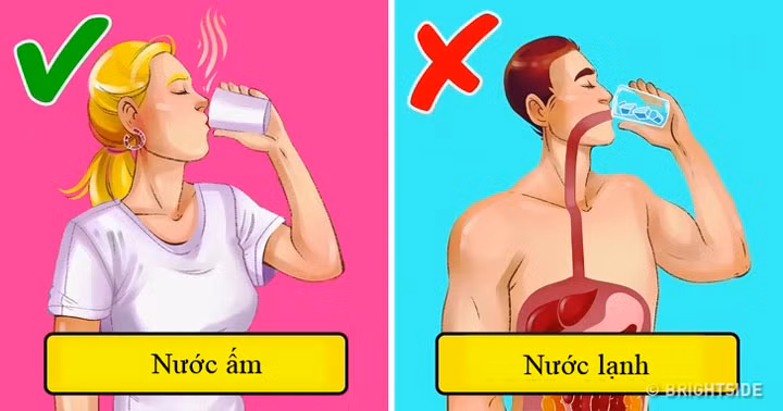 nước lạnh,nước đá