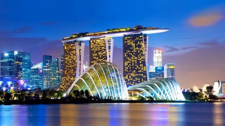 Khu phức hợp Marina Bay Sands nổi tiếng là địa điểm tổ chức giải thưởng W50BR 2019