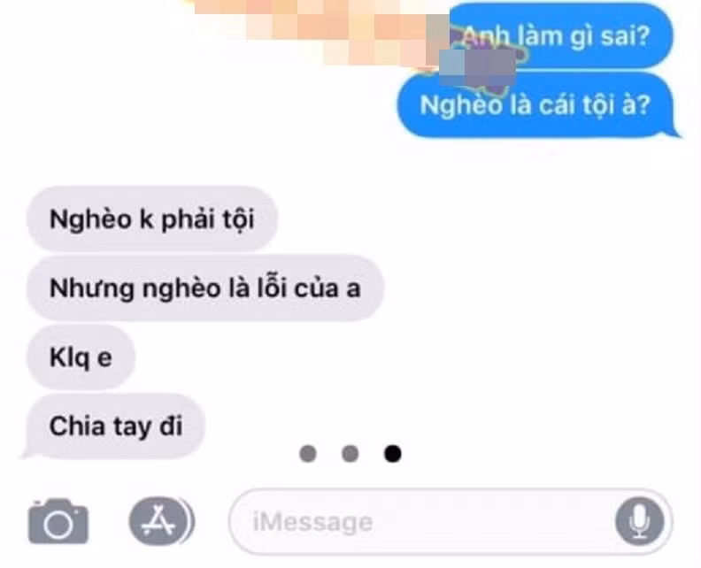 Lì xì bạn gái 50k, chàng trai bị “đá” ngay mùng 1 Tết vì nghèo là lỗi của anh