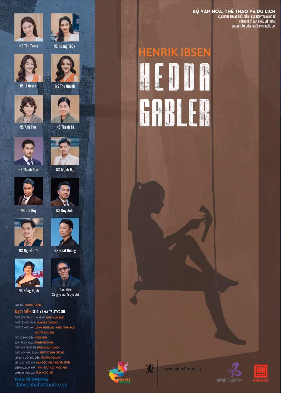 Hedda Gable của Nhà hát Tuổi trẻ.