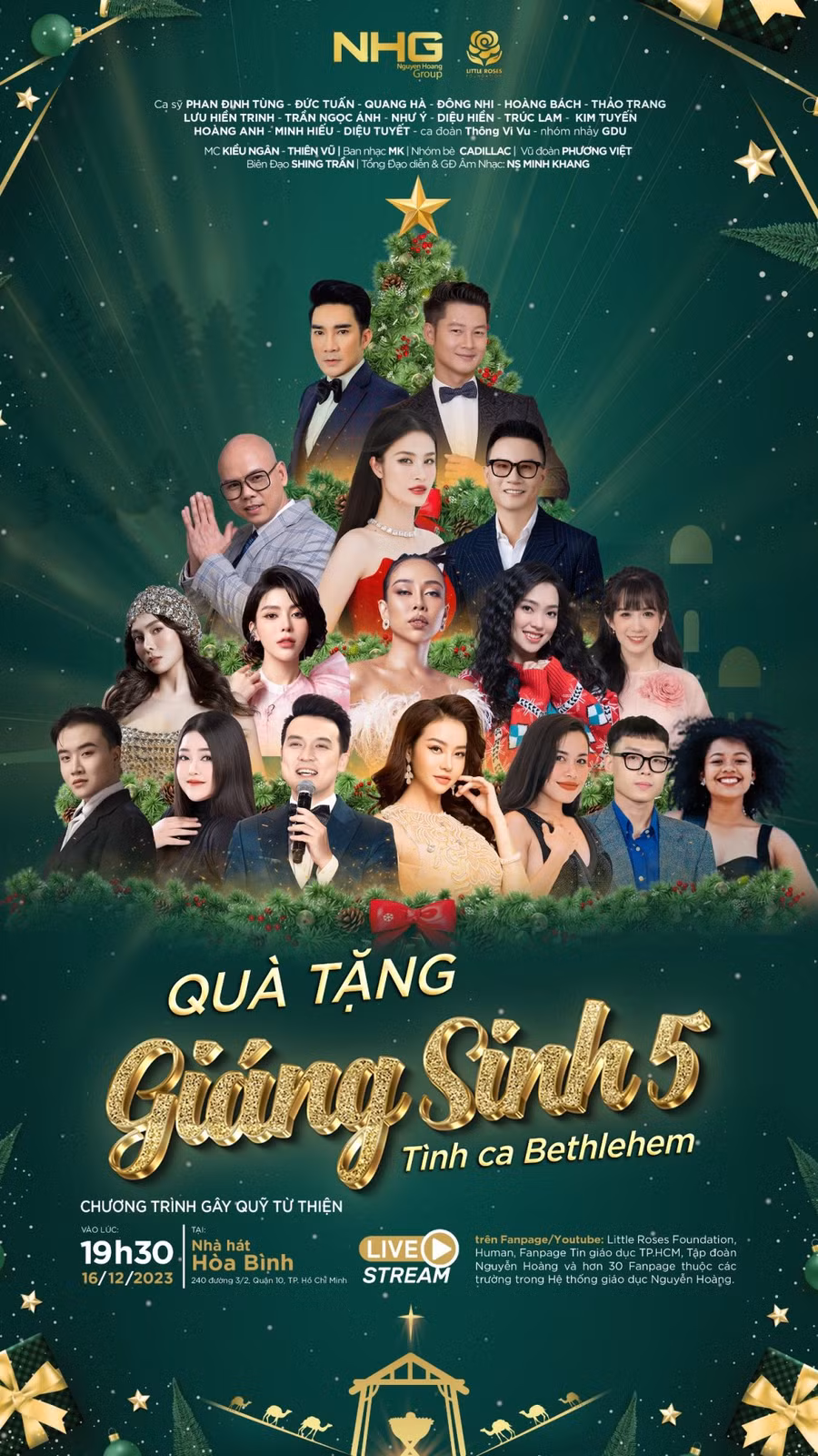 Tái hiện Giáng Sinh ở làng cổ Bethlehem trong đêm nhạc gây quỹ ảnh 1