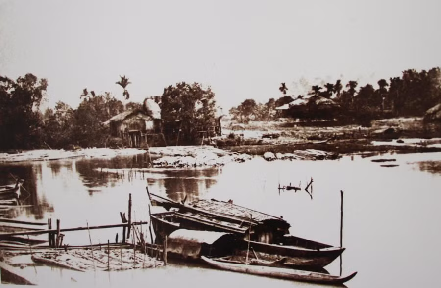 Làng quê Nam Bộ thế kỷ 19. Ảnh: IT.