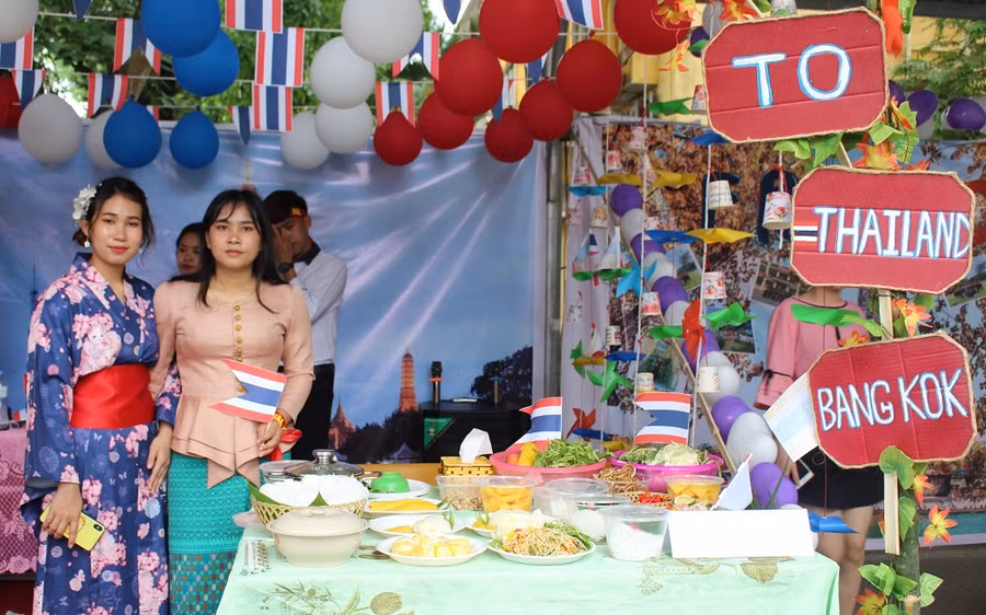 Sôi nổi ngày hội văn hoá đa quốc gia tại Trường Đại học Kỹ thuật Công nghiệp ảnh 3
