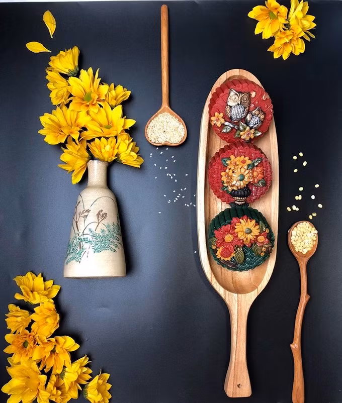 Bánh handmade chấm dứt thời kỳ đơn điệu của bánh Trung thu ảnh 1 Bánh handmade chấm dứt thời kỳ đơn điệu của bánh Trung thu
