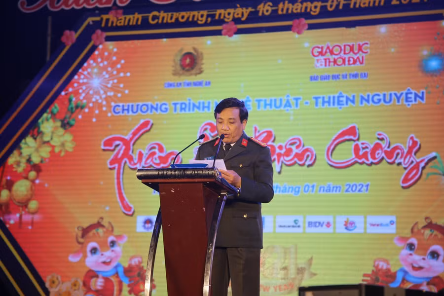 Đại tá Hồ Văn Tứ - Phó Giám đốc Công an tỉnh Nghệ An