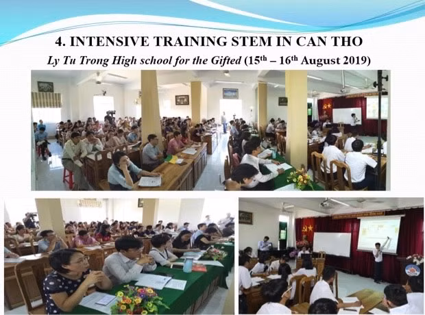 Tập huấn cán bộ, giáo viên ở TP.HCM