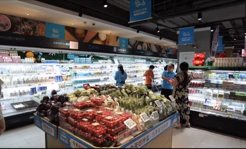 Sữa chua Vinamilk đã có mặt tại siêu thị thông minh Hema của Alibaba ở Trung Quốc ảnh 1