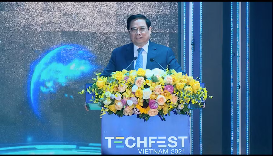 Thủ tướng Chính phủ Phạm Minh Chính phát biểu tại TECHFEST – WHISE 2021