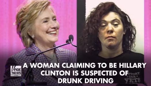 “Nữ quái xế” tự xưng là Hillary Clinton bị phạt tù vì lái xe trong lúc xỉn