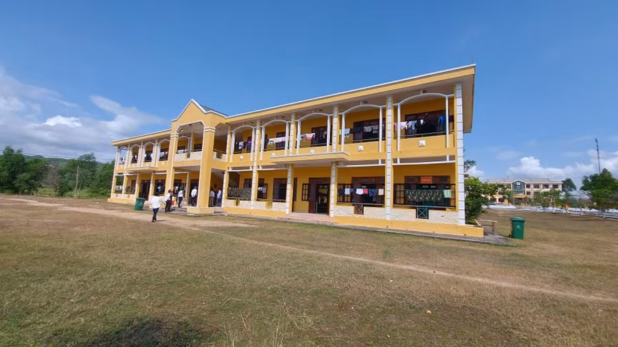 Một khu nhà trong khu vực cách ly của Trung tâm Một khu nhà trong khu vực cách ly của Trung tâm