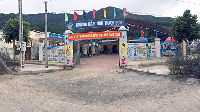 Trường Mầm non Thạch Sơn.