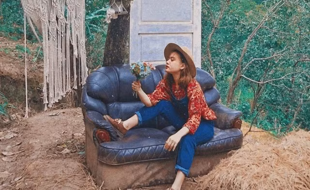 Du khách checkin ở Đà Lạt.