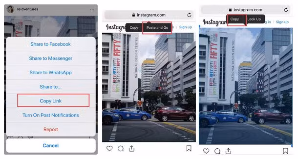 Cách tải ảnh trên instagram