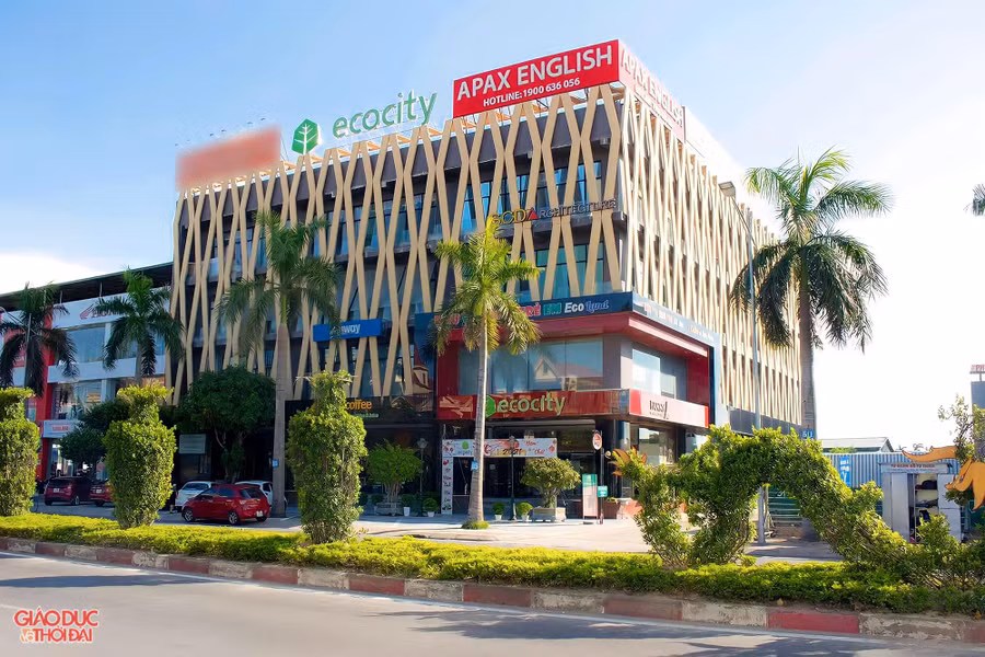 Trung tâm thương mại Eco City nơi Công ty CP Anh ngữ Apax thuê mặt bằng.