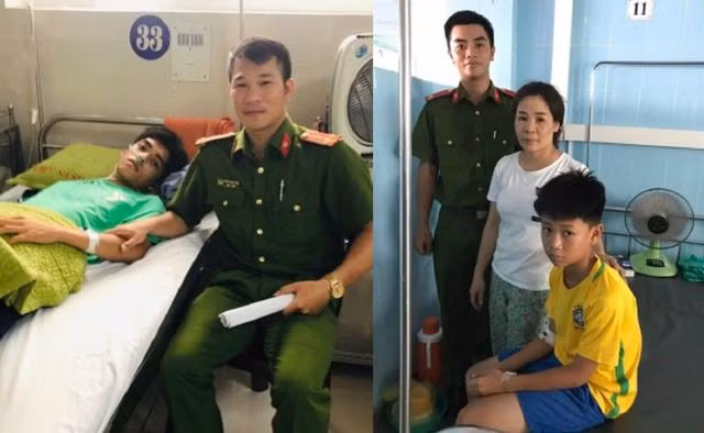 Quảng Bình: Chiến sỹ công an cứu 2 học sinh đuối nước trên biển
