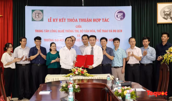 Lễ ký kết giữa hai đơn vị