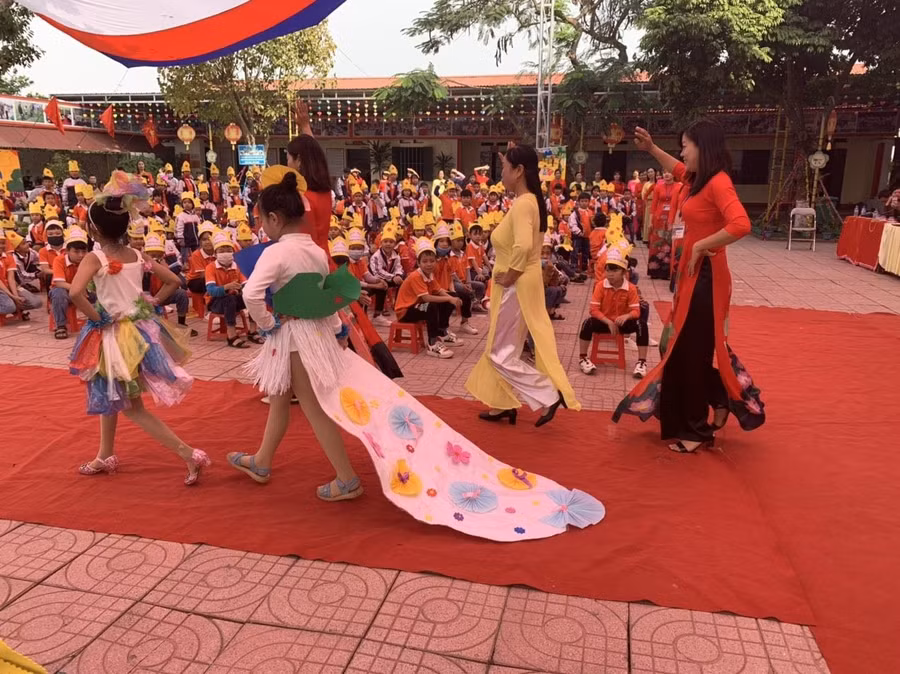 Ấn tượng ngày hội “Sức khỏe của chúng em” ở Trường Tiểu học Bắc Lý số 2 ảnh 11