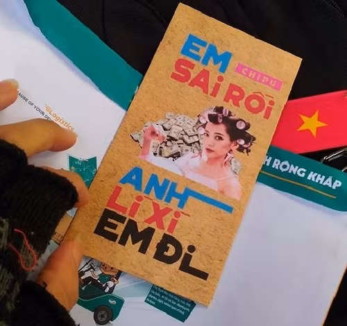 Bài hát của Chi Pu cũng trở thành nguồn cảm hứng cho những nhà thiết kế bao lì xì.