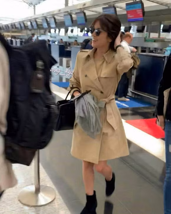 song hye kyo, thời trang sân bay, sao hàn
