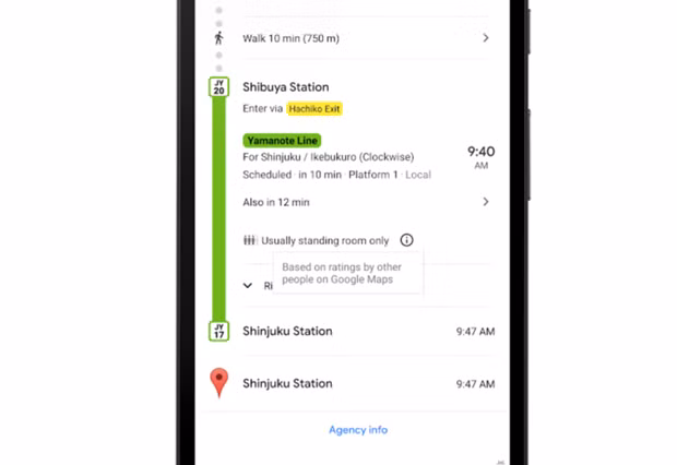 Google Maps giúp người dùng tránh những chuyến xe buýt đông đúc ảnh 1
