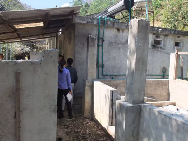  Khu vực phát hiện thi thể nạn nhân. 