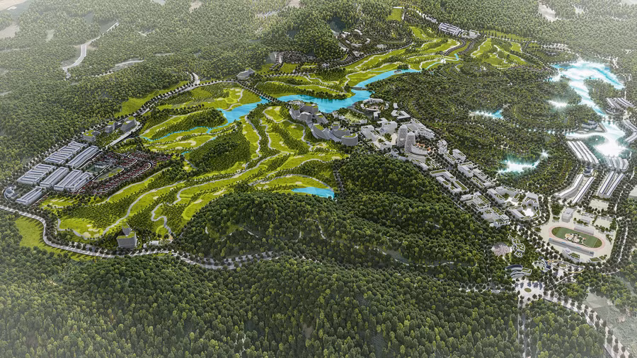 Phối cảnh tổng thể dự án Văn Lang Empire Golf Club. Phối cảnh tổng thể dự án Văn Lang Empire Golf Club.