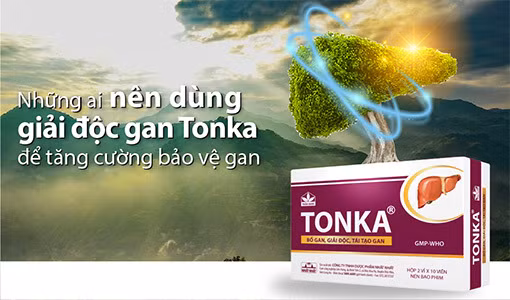 Giải độc gan Tonka nguồn gốc thảo dược, được nhiều người tin dùng.