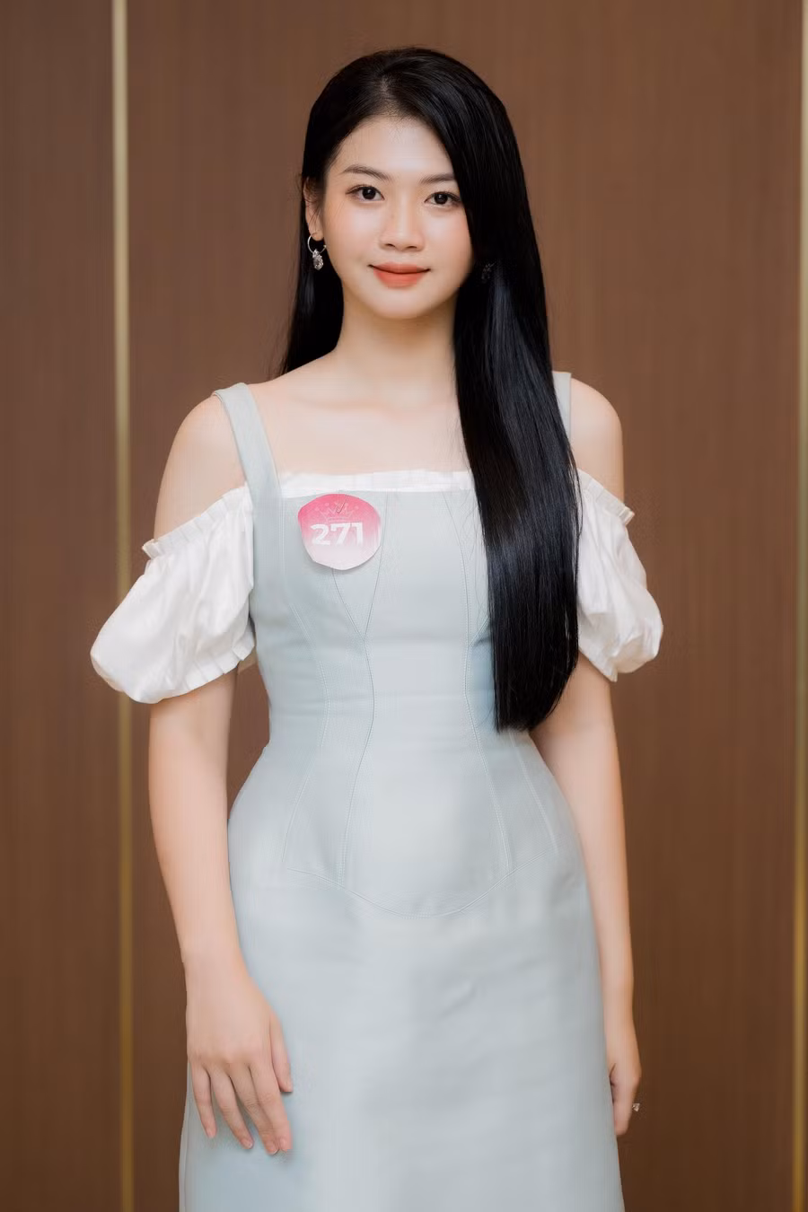 Thí sinh Phạm Thu Anh - sinh viên Học viện Ngân hàng, từng giành quán quân tại cuộc thi The Face IB 2022.