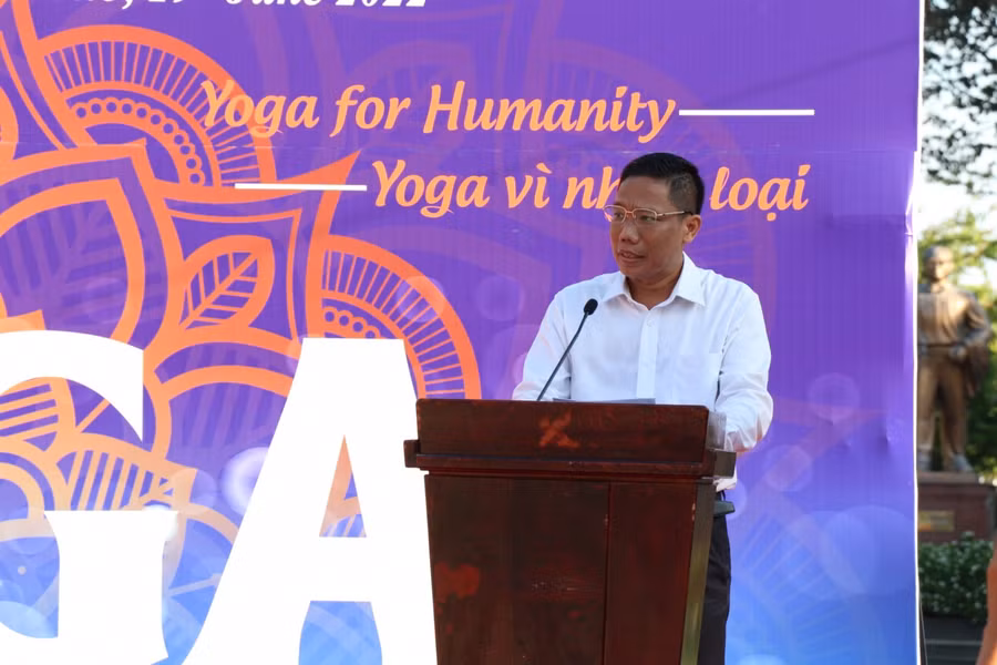 Ông Nguyễn Thực Hiện, Phó Chủ tịch UBND thành phố Cần Thơ phát biểu tại sự kiện.