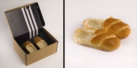 Bộ sưu tập giày dép độc đáo làm từ... bánh mì ảnh 7