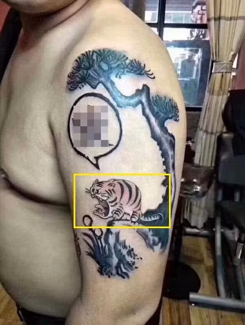 Hình xăm đáng yêu.