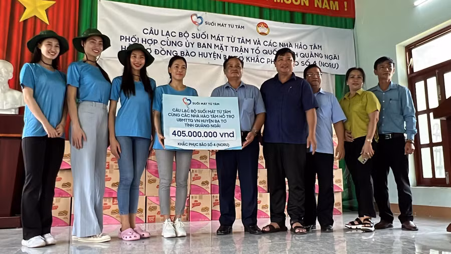Thùy Tiên cùng các Hoa hậu, Á hậu lên đường cứu trợ bà con ảnh hưởng bão Noru